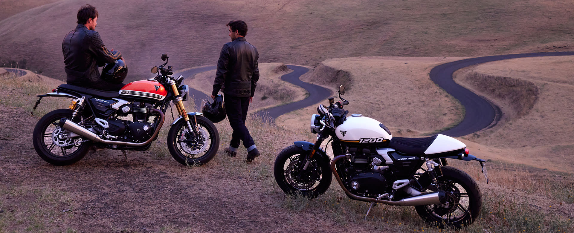 Ervaar de Triumph Motorcycles Speed Twin 1200 serie For the Ride